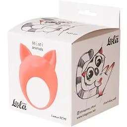 Віброкільце Lola Games MiMi Animals Lemur Remi 7.4 см (помаранчевий) - мініатюра 3