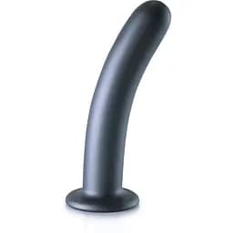 Фалоімітатор Ouch! Smooth G-Spot Dildo 7'' 17.7 см (сірий)