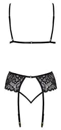 Комплект Kissable Suspender Pola L/XL чорний - мініатюра 4