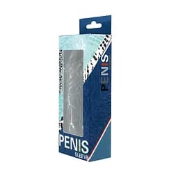 Насадка на пеніс Baile Penis Sleeve 14 см прозорий - мініатюра 3