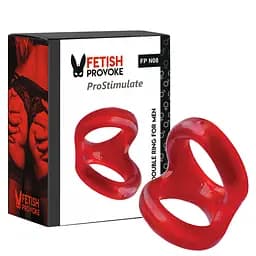 Еластичне кільце Fetish Provoke ProStimulate N08 5.5 см (червоний) - мініатюра 4