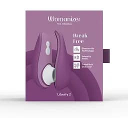Вакуумний стимулятор Womanizer Liberty 2 Sage, Фіолетовий - мініатюра 10