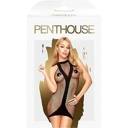 Мини-платье с декором в виде бокала шампанского Penthouse Ride or Die Black, XL