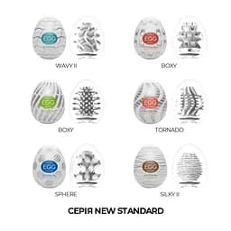 Яйце-маскуратор Tenga Egg New Standard Wavy II, чарівна текстура для інтенсивної чоловічої насолоди - мініатюра 7