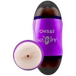 Двойной мастурбатор Chisa Happy Cup Mouth Ass телесный