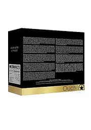 Набір анальних пробок - Ouch! Acrylic Golden Glitter Butt Plug Set - мініатюра 8