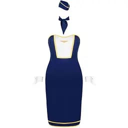 Еротичний костюм Obsessive Stewardess uniform XS/S - мініатюра 3