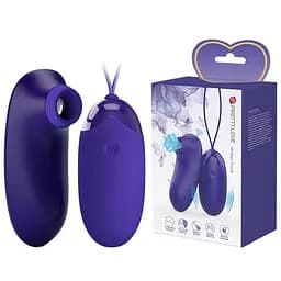 Віброяйце Pretty Love Orthus-Youth Stimulator Blue - мініатюра 1