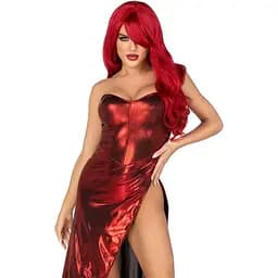 Платье Leg Avenue Shimmer bodysuit with skirt S