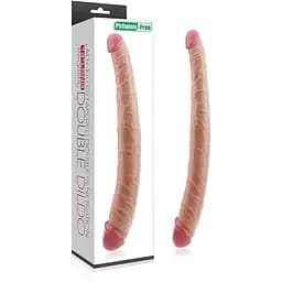 Двухсторонний фаллоимитатор LoveToy King Size Ladykiller 36.5 см телесный