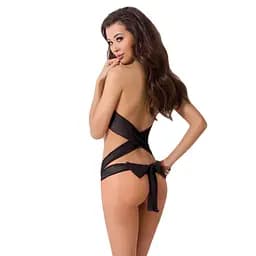 Комплект білизни Passion AMORE Set black One size - мініатюра 2