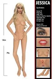 Секс лялька Banger Babe Jessica SCALA 30-16901-X-SKIN 98895 - мініатюра 9