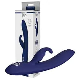 Вібратор-кролик Dreamtoys Blue Evolution Themis 22 см синій - мініатюра 4