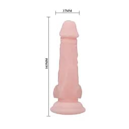 Фалоімітатор Baile Super Dildo 6.4" 16.5 см тілесний - мініатюра 4