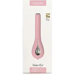 Смарт-вібратор з камерою Svakom Siime Eye Pale Pink: Візуальне дослідження управління через програму для точки G - мініатюра 9