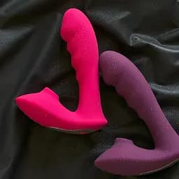 Вібромасажер жіночий вакуумний стимулятор клітора та точки G Вакуумний масажер