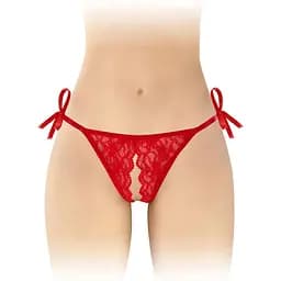 Трусики с доступом Fashion Secret STELLA Red One size