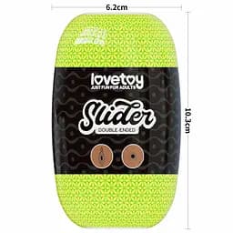 Мастурбатор Slider Double-Ended Masturbator Vagina and Anus Brown - мініатюра 3