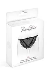 Трусики-стрінги з перлиною ниткою Fashion Secret KATIA Black Fashion Secret SO2245 94651 - мініатюра 3