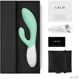 Вібратор-кролик Lelo Ina 3 Seaweed 10 режимів вібрації - мініатюра 2