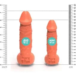 Крафтове мило-член із присоскою Pure Bliss Mini Coral - мініатюра 5