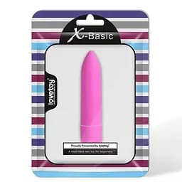 Вібропуля X-Basic Bullet Long 10 режимів рожева - мініатюра 1