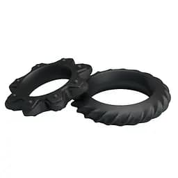 Набір ерекційних кілець BAILE RING FLOWERING SILICONE Baile BI-210154 88108 - мініатюра 2