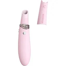 Вібратор з вакуумною стимуляцією KissToy Miss CC Pink (SO3622) [95849] - мініатюра 3
