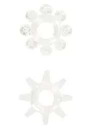 Эрекционные кольца Power Stretchy, 2 шт (белый) Toy Joy TOY9937 98648