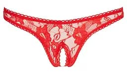 Трусики-стрінги Cottelli Lingerie Lace M червоний - мініатюра 5