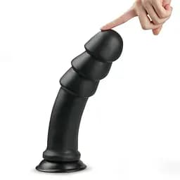 Фалоімітатор King Sized Anal Ripples 28.5 см чорний - мініатюра 9