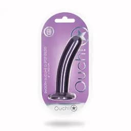 Фалоімітатор Ouch! Smooth G-Spot Dildo 6'' 14.5 см (фіолетовий) - мініатюра 12