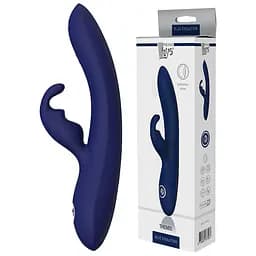 Вібратор-кролик Dreamtoys Blue Evolution Themis 22 см синій - мініатюра 6