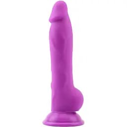 Реалістичний фалоімітатор Delux Pure Nature Rick.G 22.7 см фіолетовий