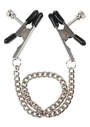 Затискачі для сосків California Exotic Novelties Bull Nose Nipple Clamps 267 см сріблястий - мініатюра 5