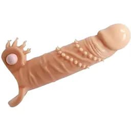 Насадка на пенис Pretty Love LyBaile Penis extended Sleeve Connor 17 см телесный