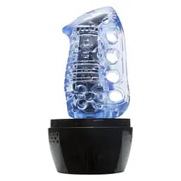 Мастурбатор Fleshlight Fleshskins Grip Blue Ice, надійна фіксація на руці, відмінно для пар та мінет - мініатюра 3