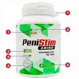 Капсули для збільшення ерекції LSTIM Penistim Amino 90 шт - мініатюра 3