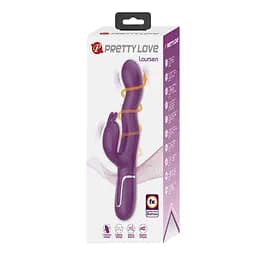 Вібратор-кролик Pretty Love Laursen 24.9 см (фіолетовий) - мініатюра 10