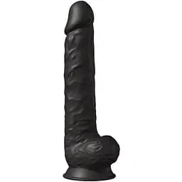 Фалоімітатор SilexD Premium Silicone Dildo Model 1 Size 15 38 см чорний