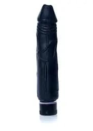 Вібратор Real Skin Multispeed Black, 22 см - мініатюра 3