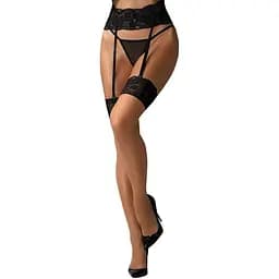 Панчохи під пояс Obsessive Nutris XL/2XL тілесний