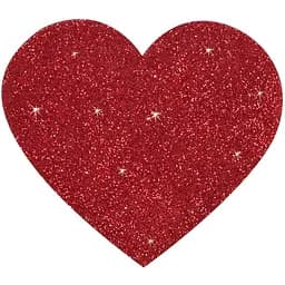 Наклейки для сосків Cottelli Accessoires Titty Sticker Heart червоний