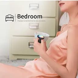 Анальна пробка з вібрацією та підсвічуванням 10X Light Up Rechargeable Anal Plug K000752 - мініатюра 2
