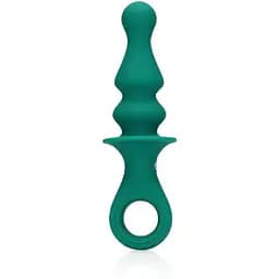 Анальная пробка Loveline Peacock Plume 16.5 см зеленый