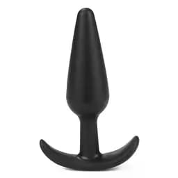 Анальная пробка LoveToy Lure Me Butt Plug Slim 10 см (чёрный)