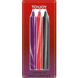 Набір низькотемпературних свічок Toy Joy Japanese Drip Candles, 3 шт - мініатюра 2