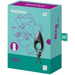 Эрекционное кольцо Satisfyer Sniper 14.5 см черный