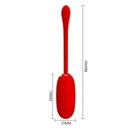 Віброяйце PRETTY LOVE JULIUS EGG Red 12 function vibrations PRETTY LOVE BI-014653-2 98593 - мініатюра 5