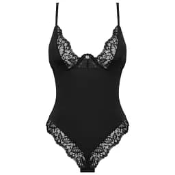 Еротичний боді Obsessive Bellastia XL/2XL чорний - мініатюра 2